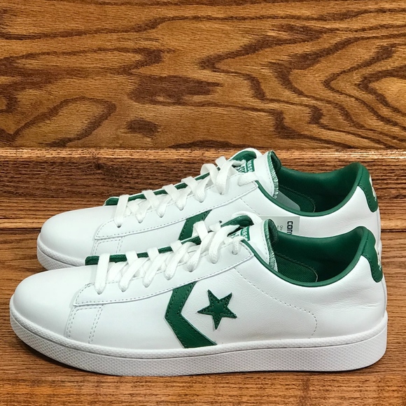 converse pro leather green